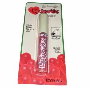 VTG Y2k Bonne Bell Lip Sparkles Smackers Red Cinnamon Glitter Lip Gloss